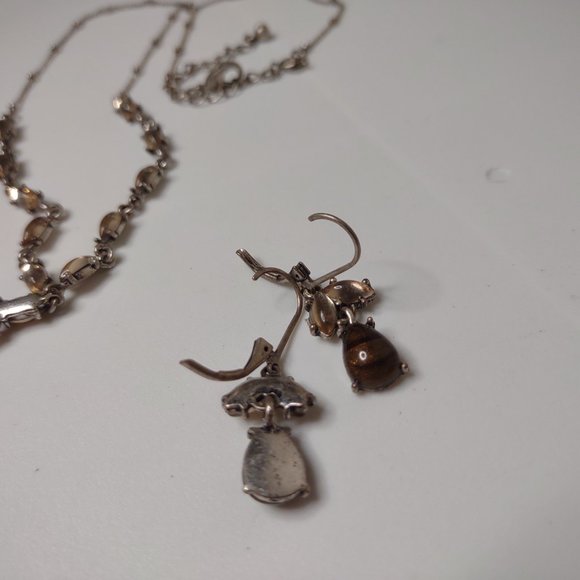 Very Cute Vintage Necklace And Earring Set - Picture 13 of 14